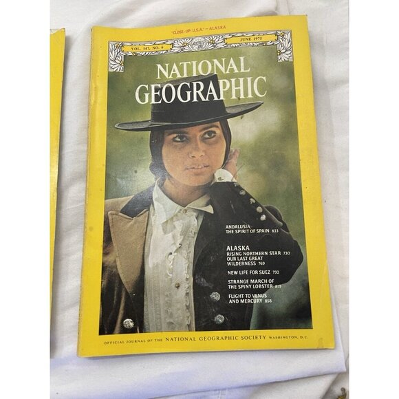 Nat Geo Mags Jan–Jul 1985 Vtg Slipcvr Set Collect Geo Travel Decor Ed. - Picture 5 of 16